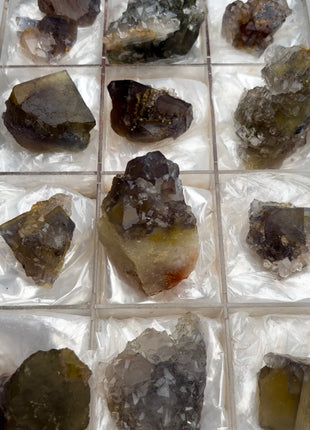 13 Pieces ! Amazing Fluorite with Quartz