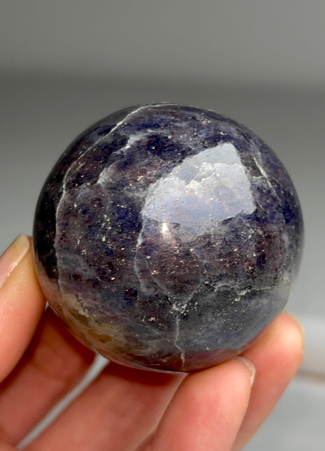 High Grade Iolite Sunstone Sphere 🌈🌈