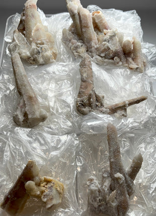 Druzy Spirit Quartz Specimens Lot - 6 pieces !