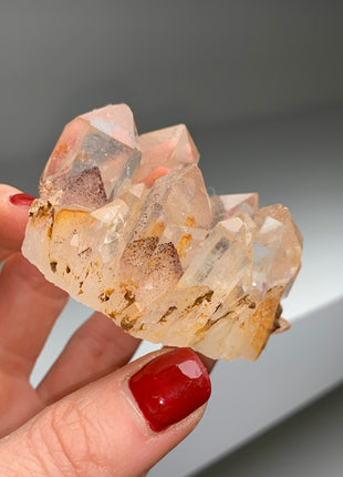 Sunset Hyaline Quartz with Great Phantoms   # PM0202