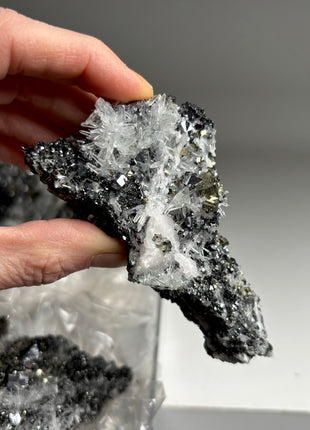 6 Pieces ! Pyrite, Galena, Quartz, Sphalerite Combo Specimens Lot