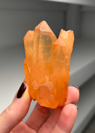 Tangerine Quartz from Diamantina, Brazil