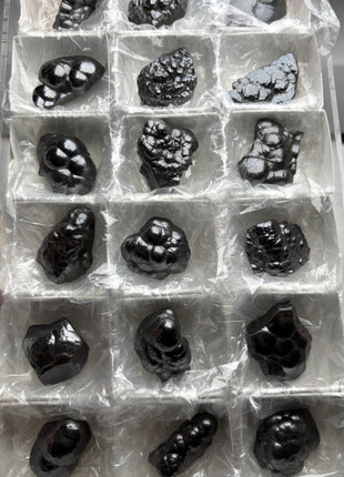 High grade botryoidal Hematite lot - 18 Pieces !