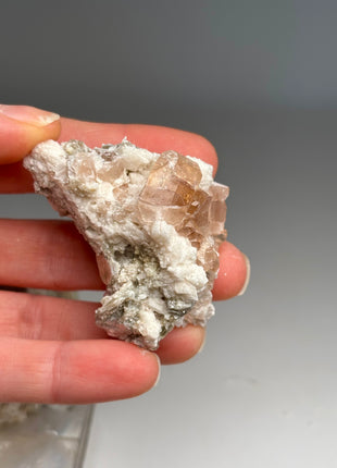 6 Pieces ! Champagne Topaz with Feldspar Lot