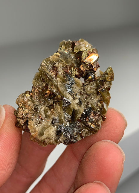 Chalcopyrite with Siderite ๐ - Kaiwu mine