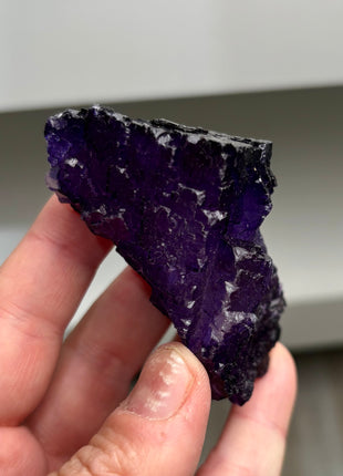 Blurple Fluorite from Muzquiz, Mexico