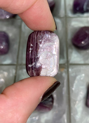 High Grade Flashy Lepidolite Lot - 9 Pieces !