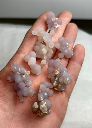 Grape Agate Lot - From Sulawesi, Indonesia - 8 Pieces !