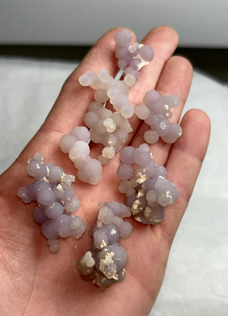 Grape Agate Lot - From Sulawesi, Indonesia - 8 Pieces !