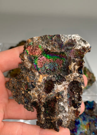 Very High Grade Rainbow Goethite Lot 🌈 From M. San Valentin, Spain 6 Pieces !