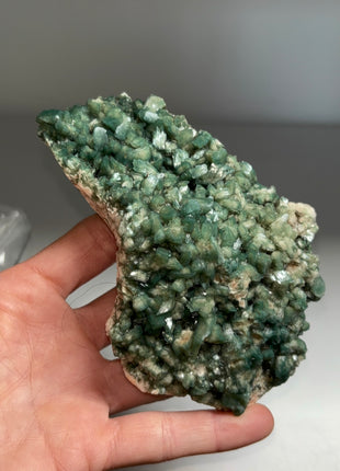 4 Pieces ! Rare Green Heulandite Specimens Lot