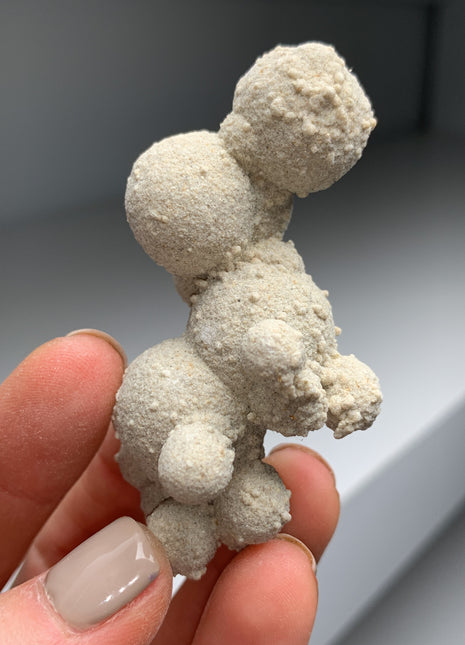 Unusual ! Spherical Calcite after Sandcalcite from Hungary