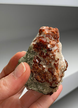 New ! Orange Red Garnet Lot from Kenya - 6 Pieces !