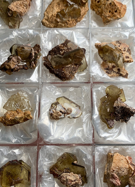 High Grade Barite Lot from Cerro Warihuyn, Peru - 12 Pieces !