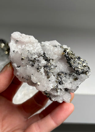 6 Pieces ! Lustrous Pyrite with Quartz Lot