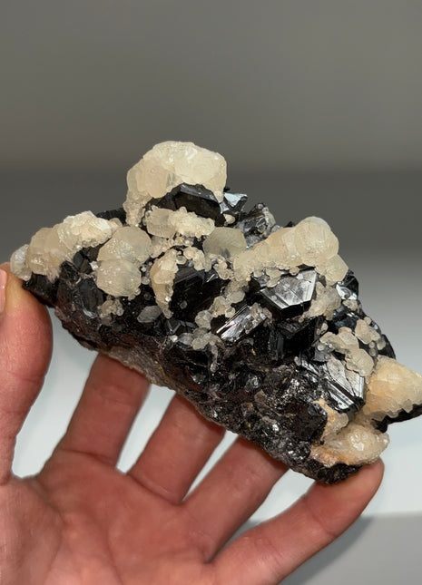Sphalerite with Calcite - Trepca mine, Kosovo