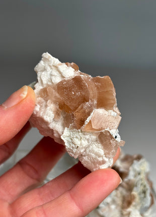 6 Pieces ! Champagne Topaz with Feldspar Lot