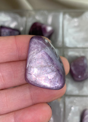 High Grade Flashy Lepidolite Lot - 9 Pieces !