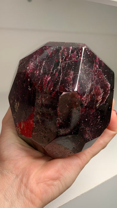 High Grade Garnet With Incredible Red Color