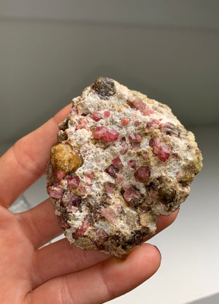 Raspberry Grossular Garnet Specimens Lot ! 6 Pieces