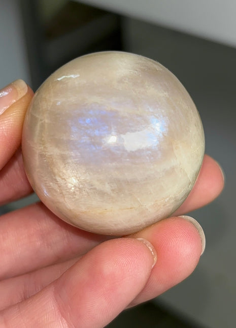 Flashy Rainbow Moonstone Sphere