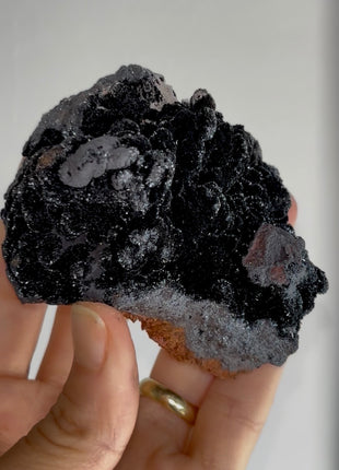 Velvety ! Galaxy Hematite Geode đȘ PM1374