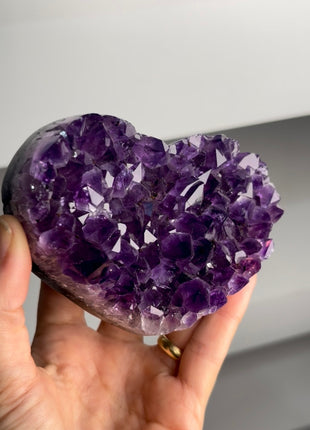 Amethyst Geode Heart PM1416