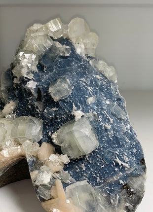 Dreamy Blue Chalcedony with Apophyllite and Stilbite !!