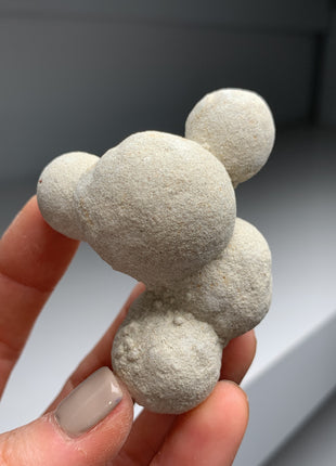 Unusual ! Spherical Calcite after Sandcalcite from Hungary