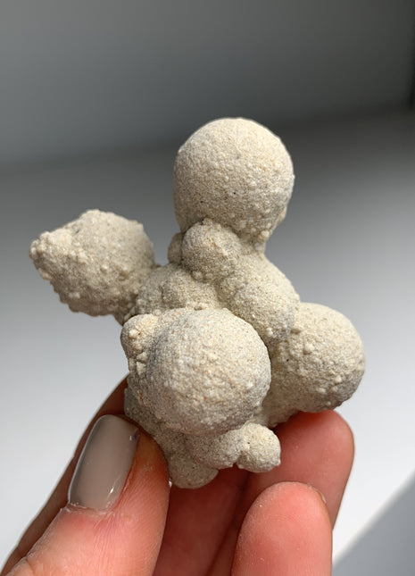 Unusual ! Spherical Calcite after Sandcalcite from Hungary