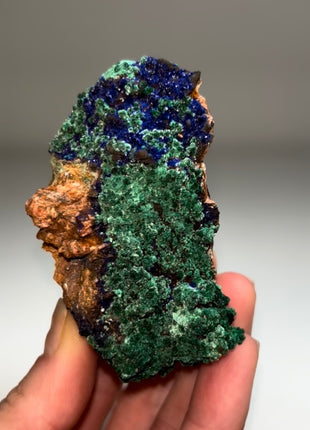 Sparkling Blue Azurite with Green Malachite