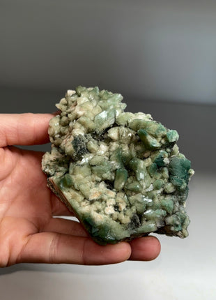 4 Pieces ! Rare Green Heulandite Specimens Lot