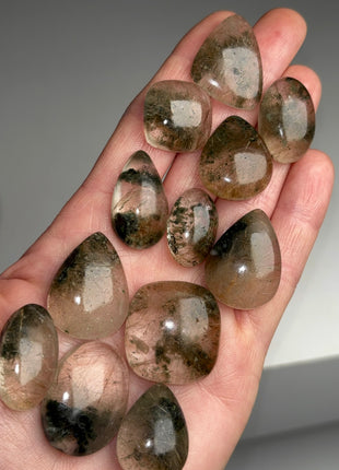 Rare 💎 Rutile Green Chlorite Quartz Lot - From Himachal Pradesh, 12 pieces !