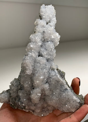 Chalcopyrite with Calcite - From Trepca Mine, Kosovo *
