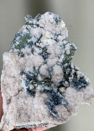 Wow !! Pink Rhodocrosite with Pyrrhotite and Boulangerite - From Trepca mine, Kosovo *