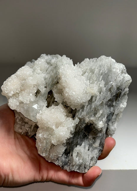 Druzy Chalcedony with Apophyllite