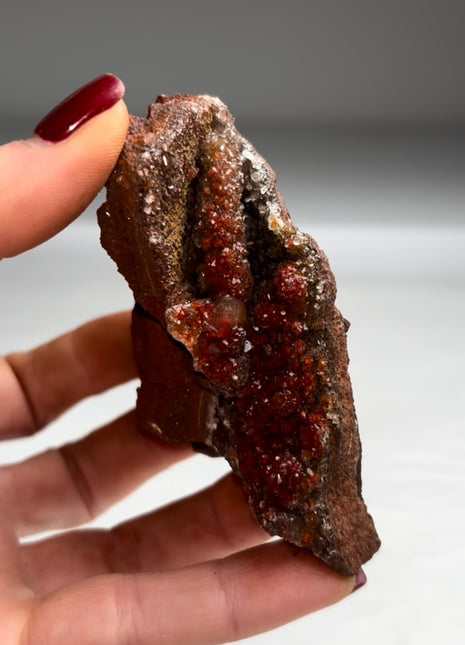 Sparkling ! Red Calcite Specimen