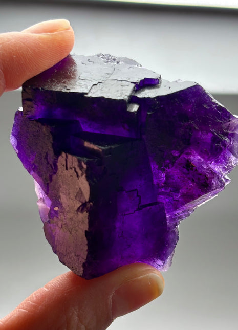 Purple Fluorite from Muzquiz, Mexico