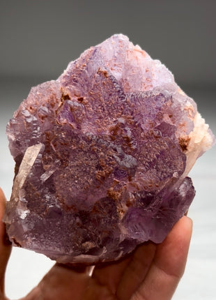 Unusual ! Purple Fluorite with Barite