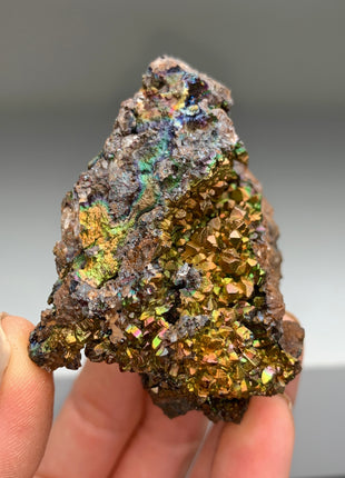 Quartz with Rainbow Goethite 🌈 From M. San Valentin, Spain