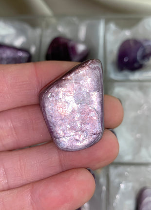 High Grade Flashy Lepidolite Lot - 9 Pieces !