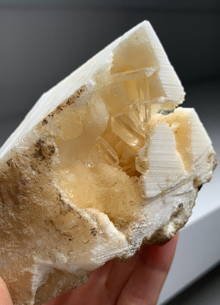 Gemmy Selenite Geode from Zaragoza Spain