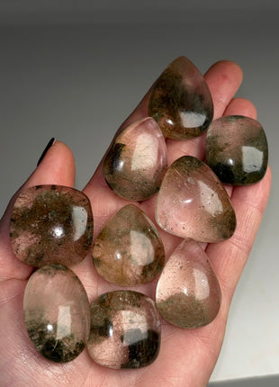 Rare 💎 Rutile Green Chlorite Quartz Lot - From Himachal Pradesh, 9 pieces !