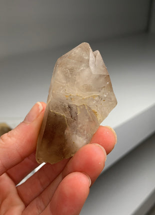 Smoky Phantom Quartz Lot - Hallelujah Junction, Nevada - 6 Pieces !