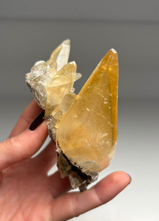 Phantom Calcite with Chalcopyrite from Sweetwater mine Collection  # 258 *