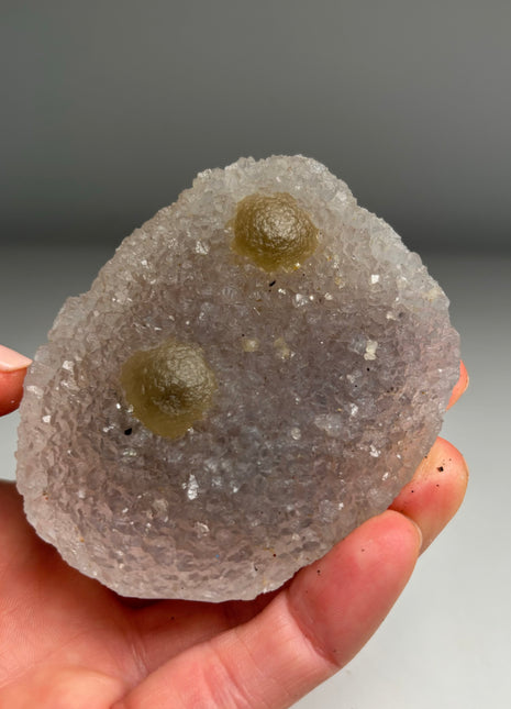 Yellow Fluorite with Quartz 🍳