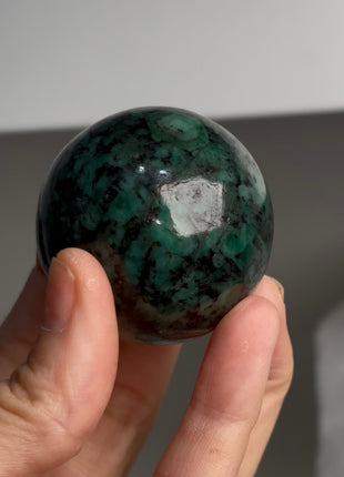 Rich Green Emerald Sphere