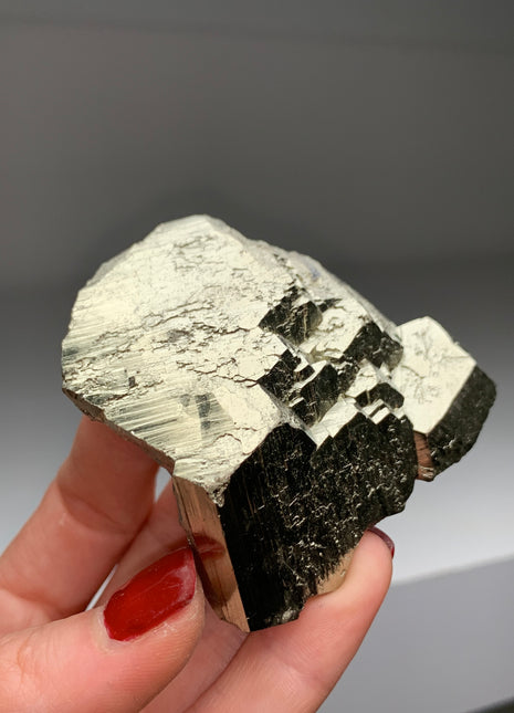 Step-wise Pyrite from Huanzala, Peru