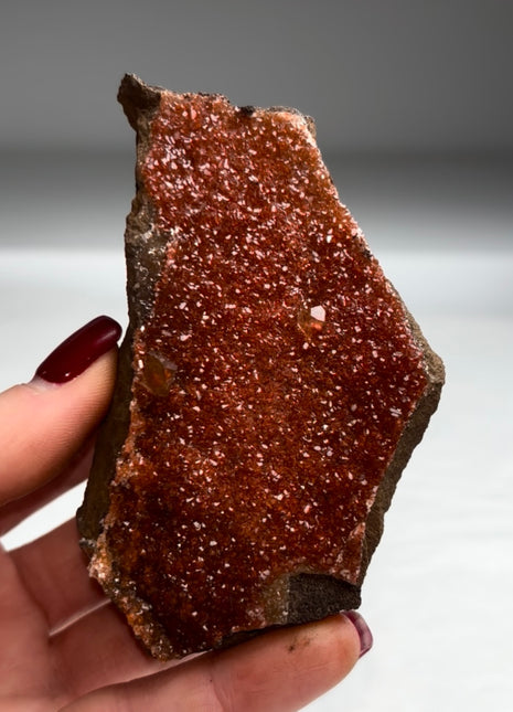 Sparkling ! Red Calcite Specimen