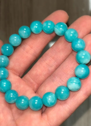 New Arrival ! Blue Green Amazonite Bracelet